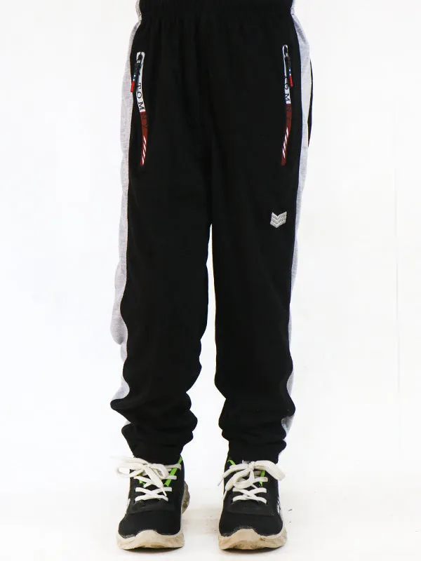 9Yrs - 14Yrs Black Jersey Trouser For Boys LF BT19