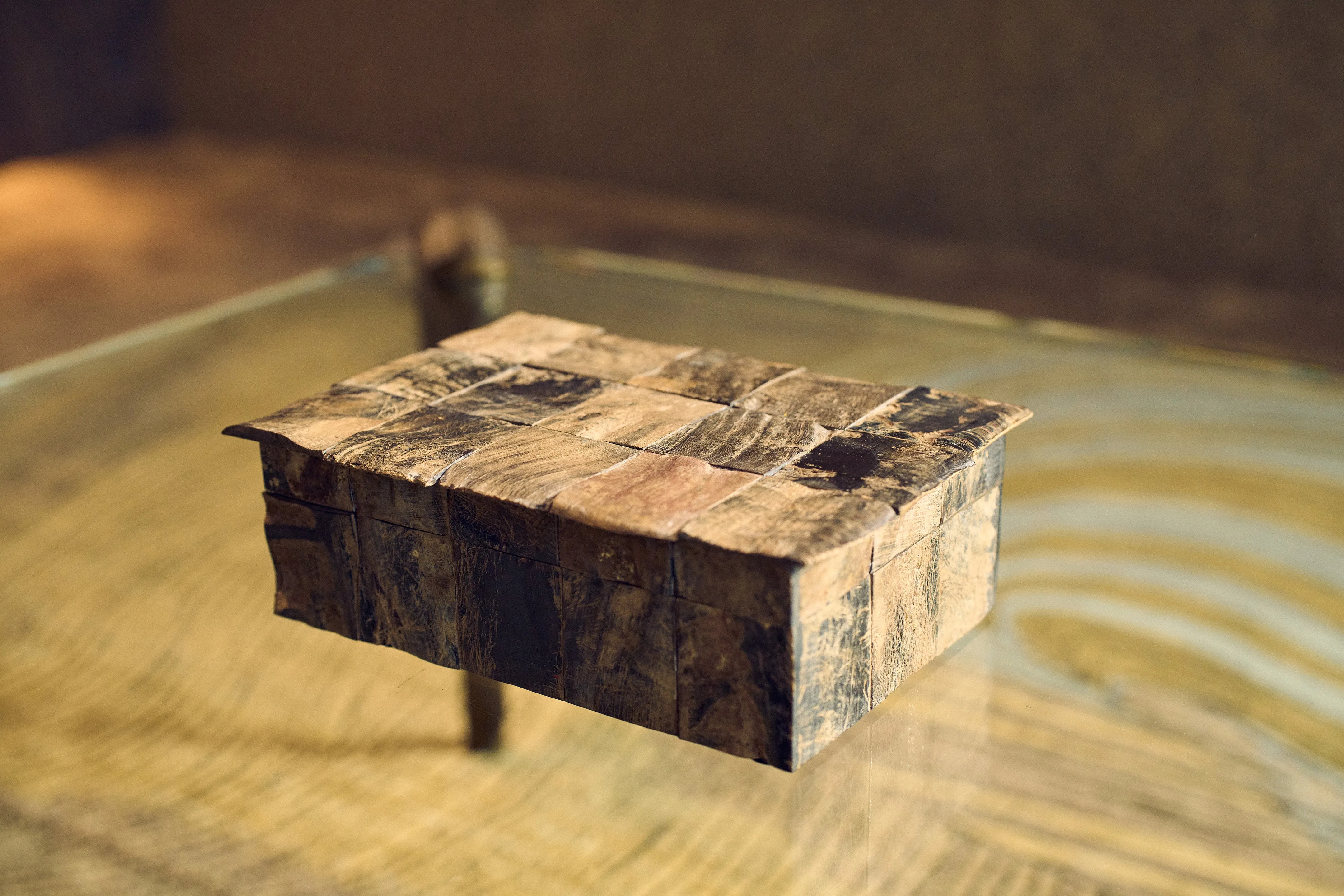 Afghan Petrified Wood Box