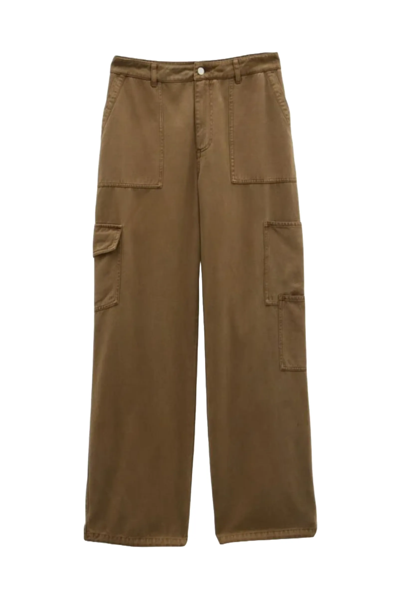 Beatrice Olive Cargo Trousers