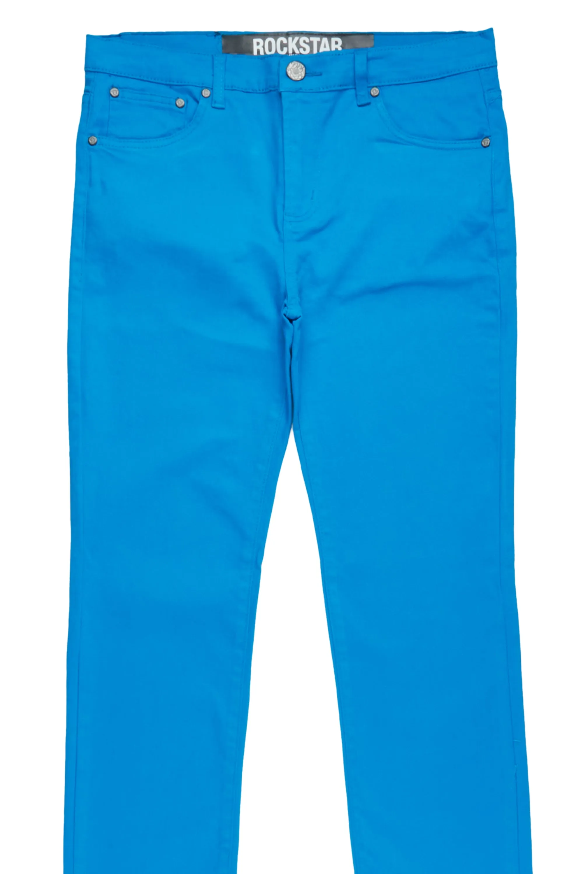 Benett Turquoise Super Stacked Flare Jean