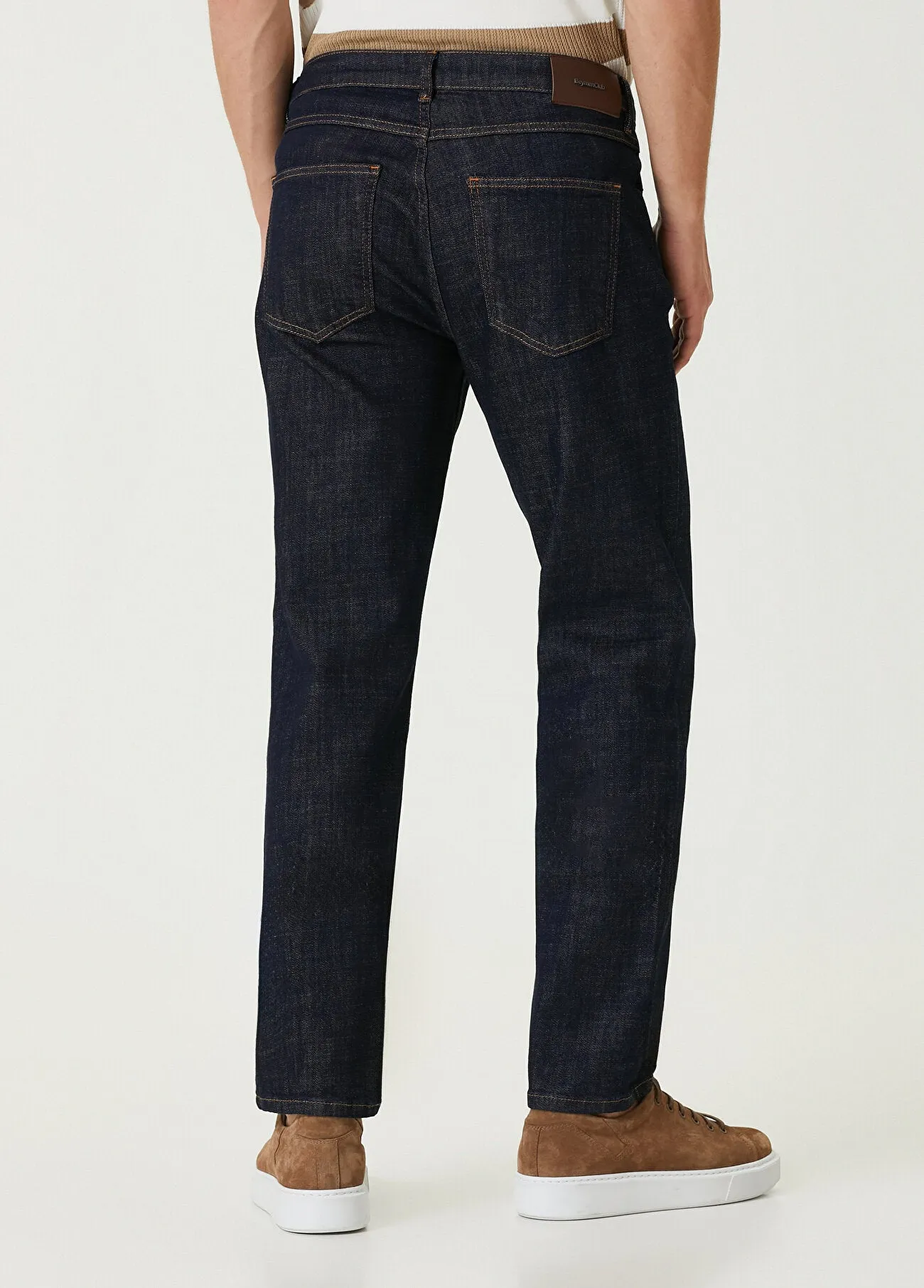 Beymen Club Men Denim Straight Fit Trousers Indigo