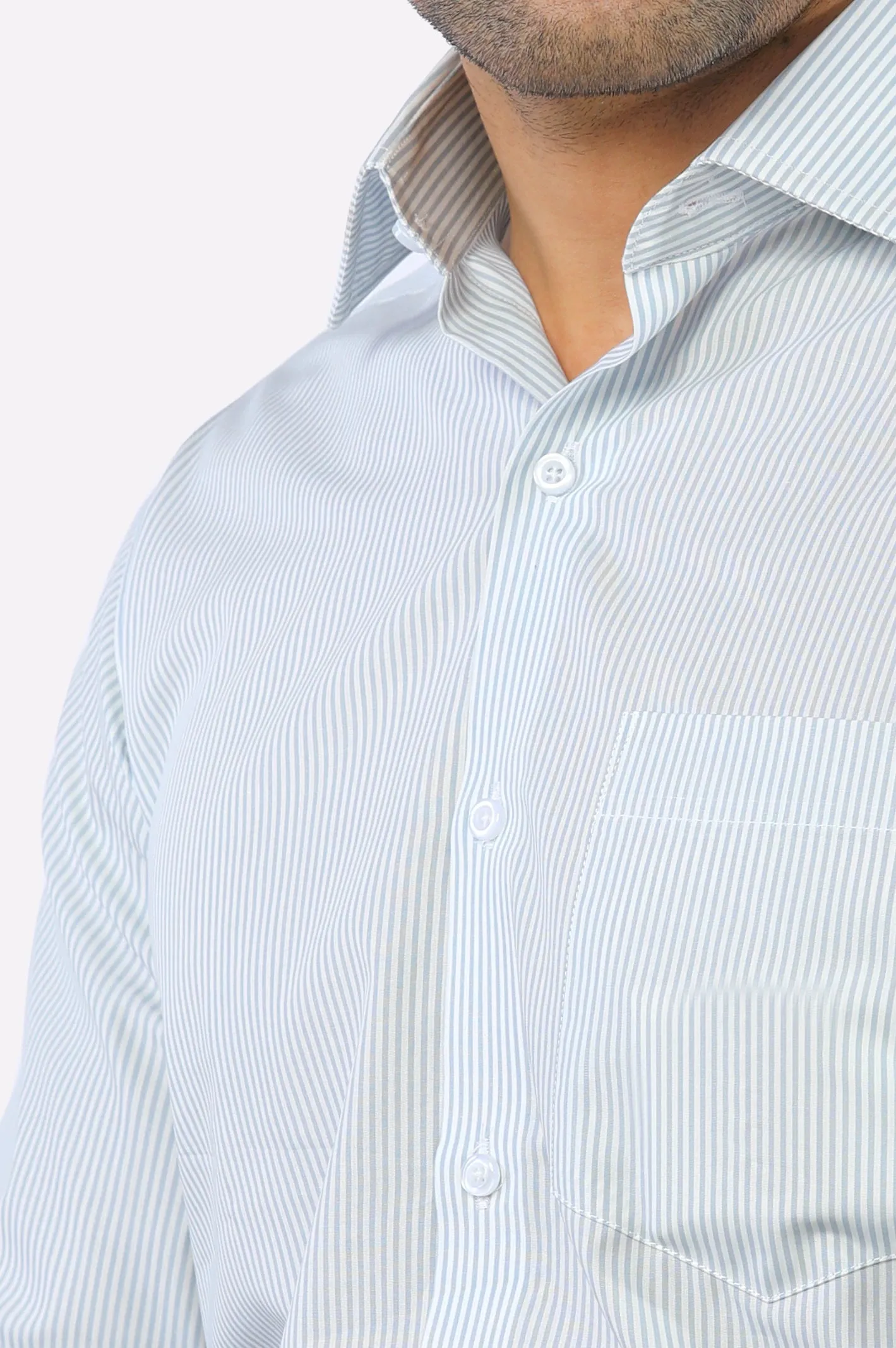 Blue Bengal Stripe Formal Shirt