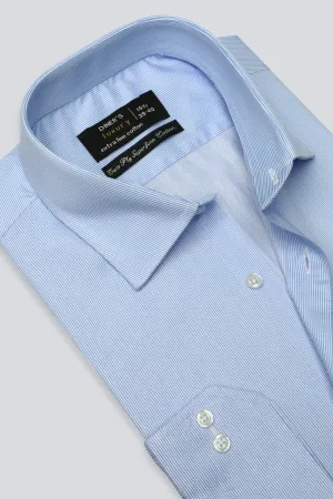 Blue Candy Stripe Formal Shirt