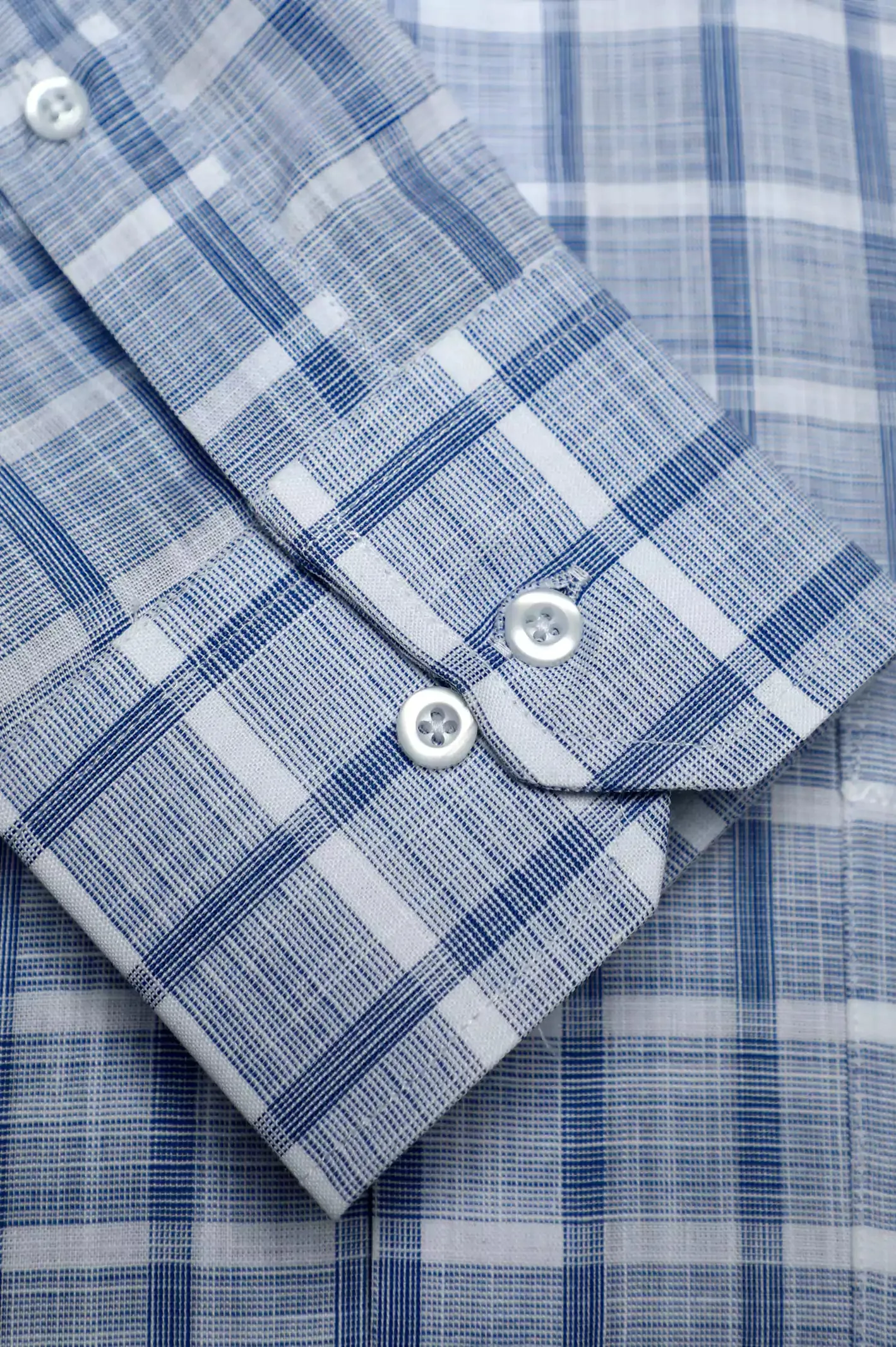 Blue Shepherd Check Formal Shirt