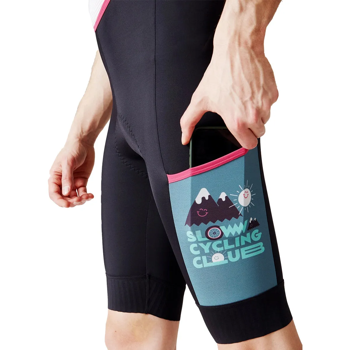 CAFE DU CYCLISTE X FAGUO Fabien Cargo Bib Shorts - Slow Black