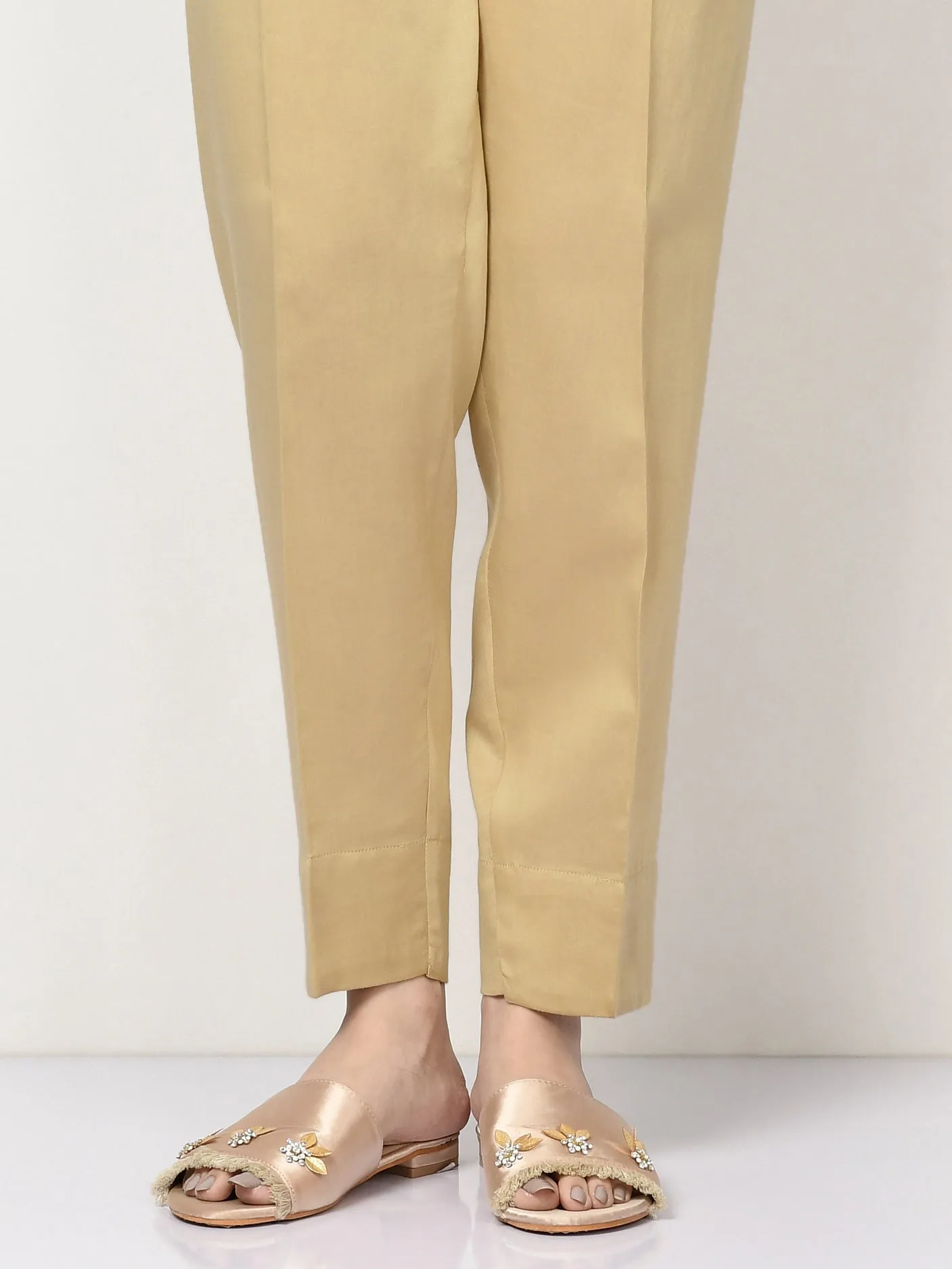 Cambric Trouser- Medium Khaki