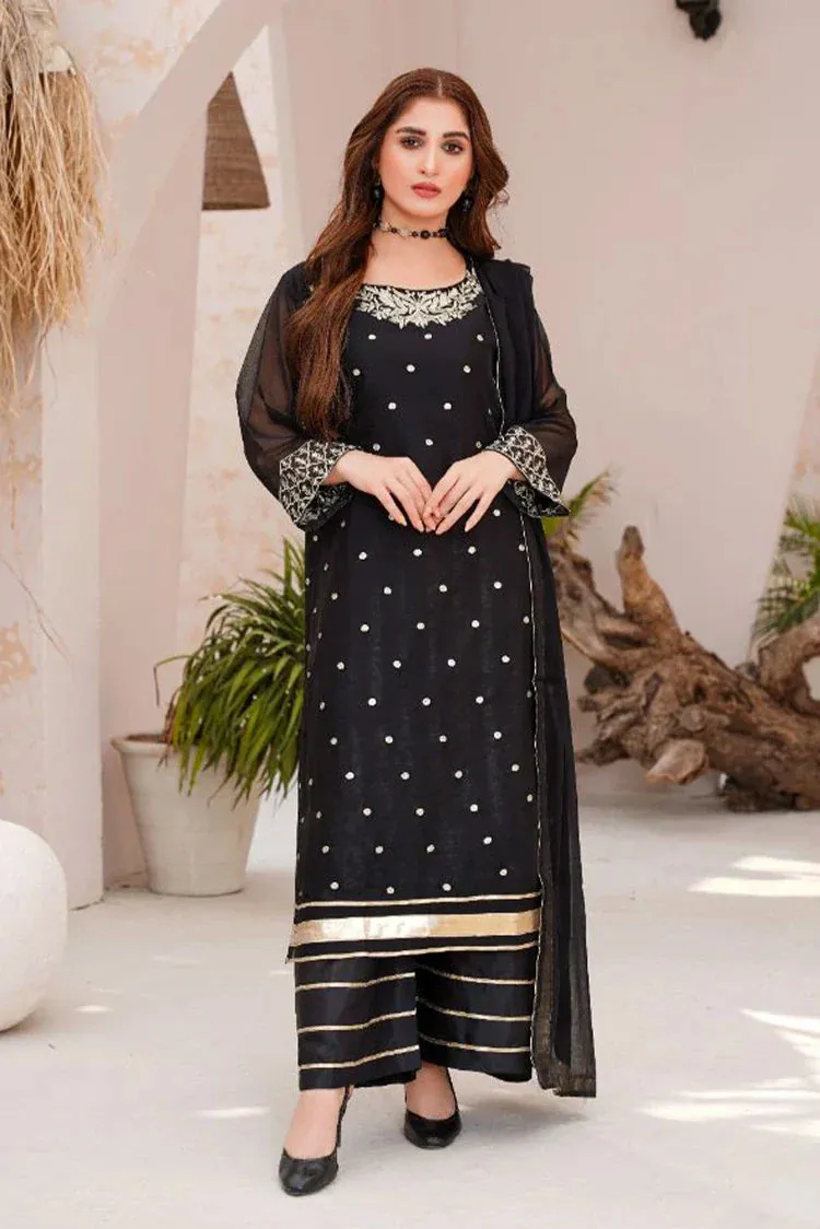 Damask - 3 PC Formal Pret Collection - Heer