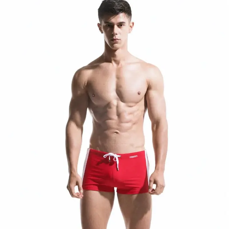 DESMIIT Boxer swimming trunks for men Trendy