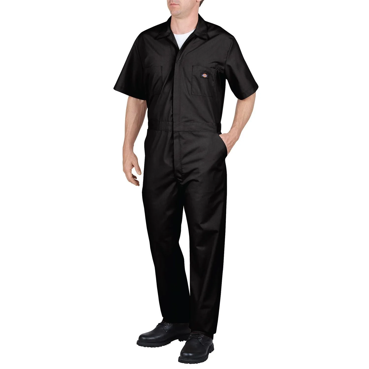 Dickies Men's Traditional Fit Jumpsuit, Black