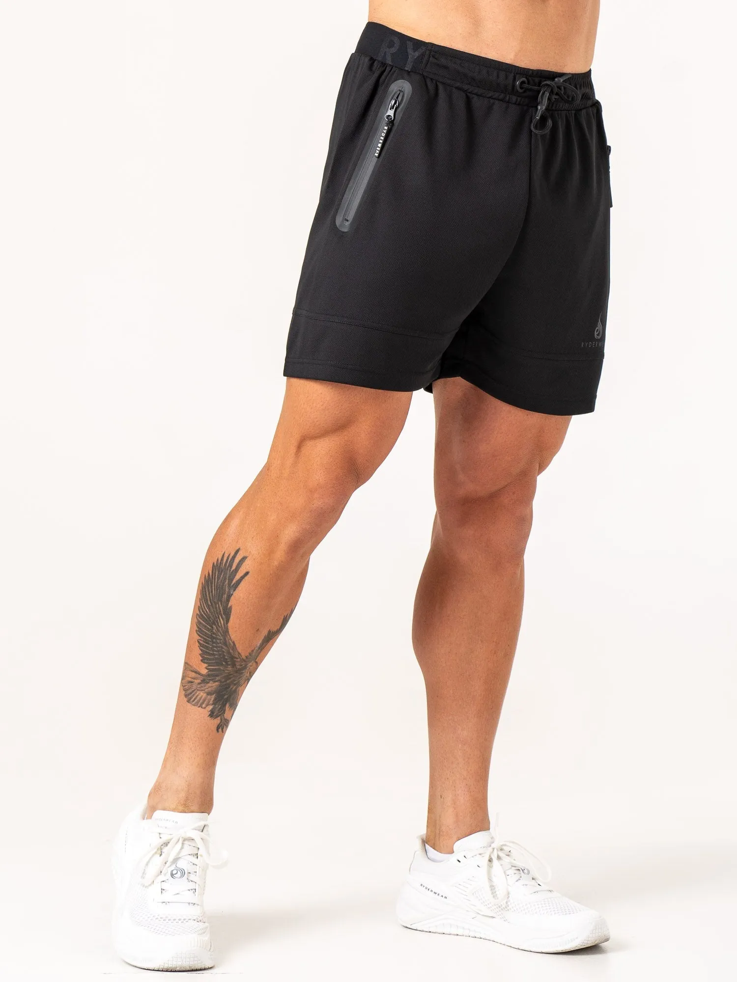 Energy Mesh Shorts - Black