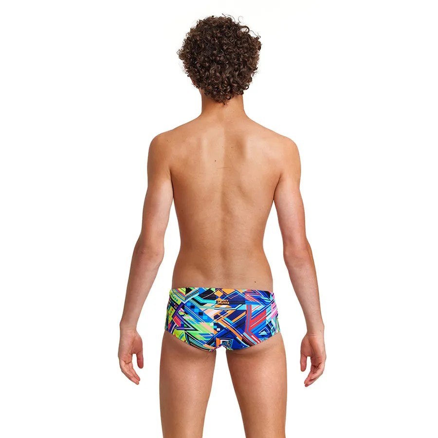 Funky Trunks Boys Sidewinder Trunks FTS010B- Kickflip