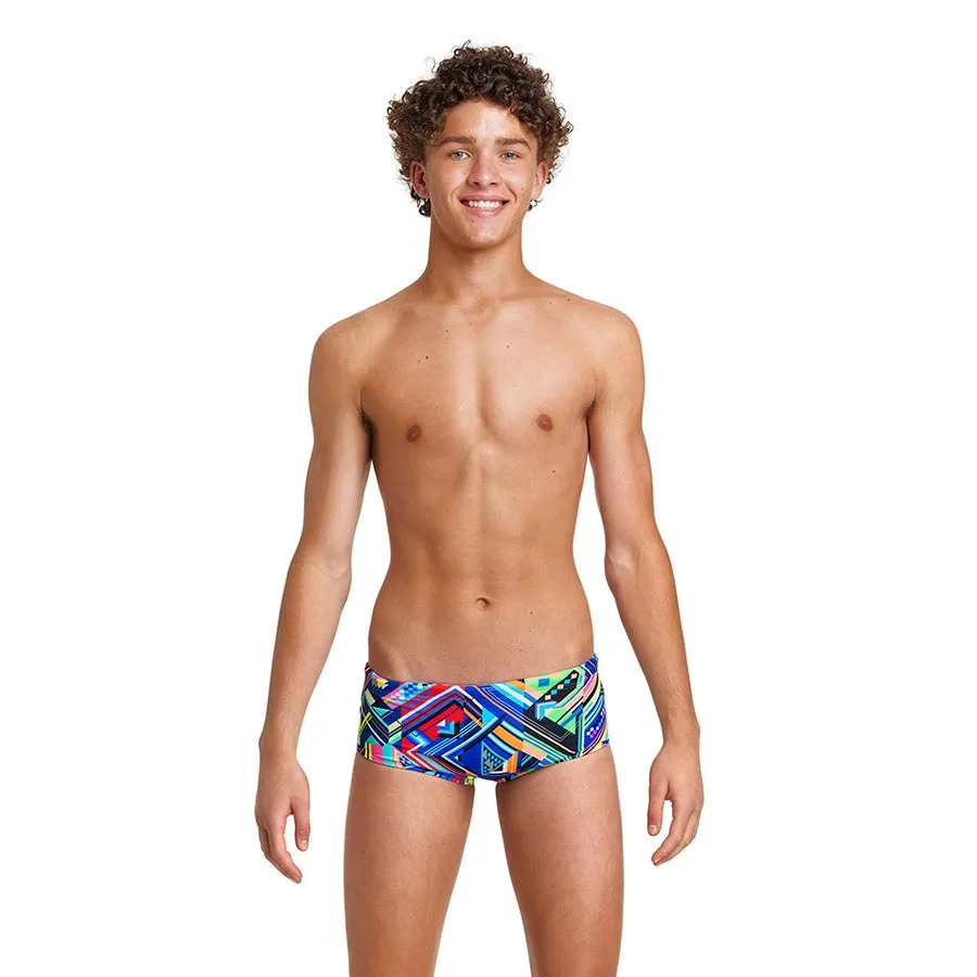 Funky Trunks Boys Sidewinder Trunks FTS010B- Kickflip