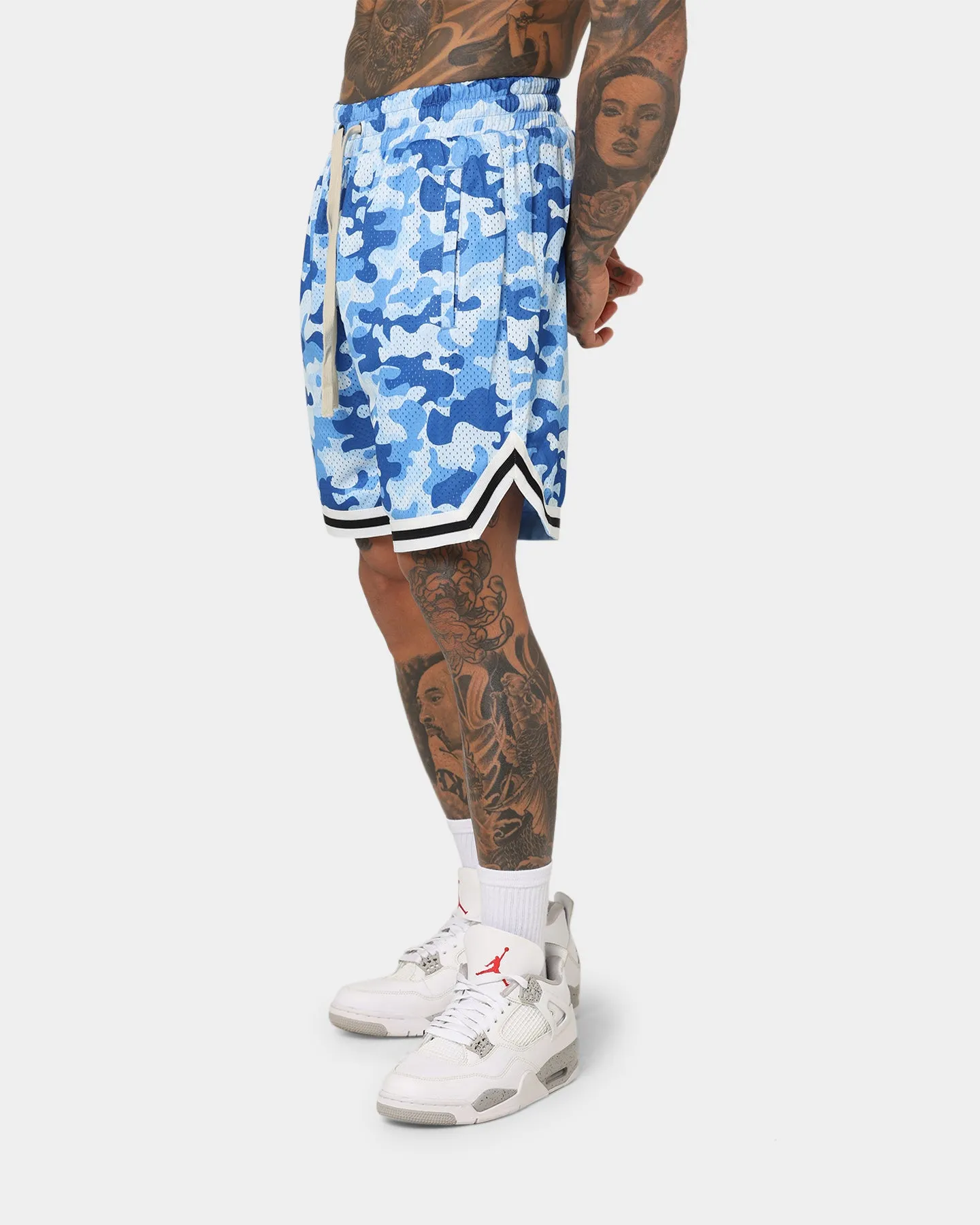 Goat Crew Camo Shorts Blue