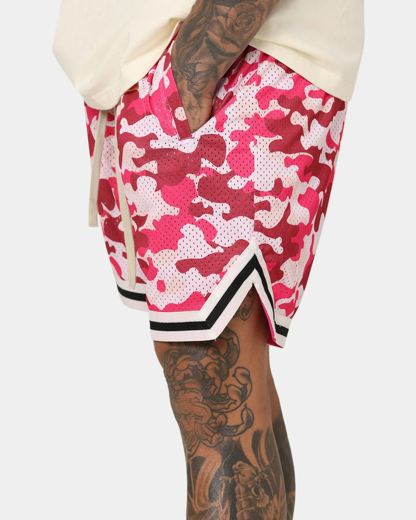 Goat Crew Camo Shorts Pink