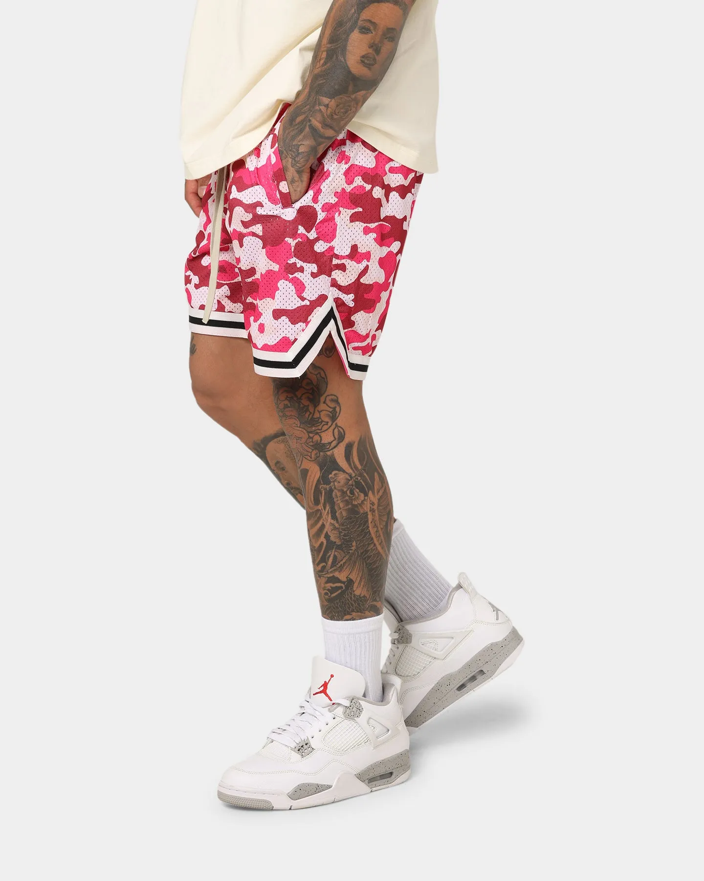 Goat Crew Camo Shorts Pink