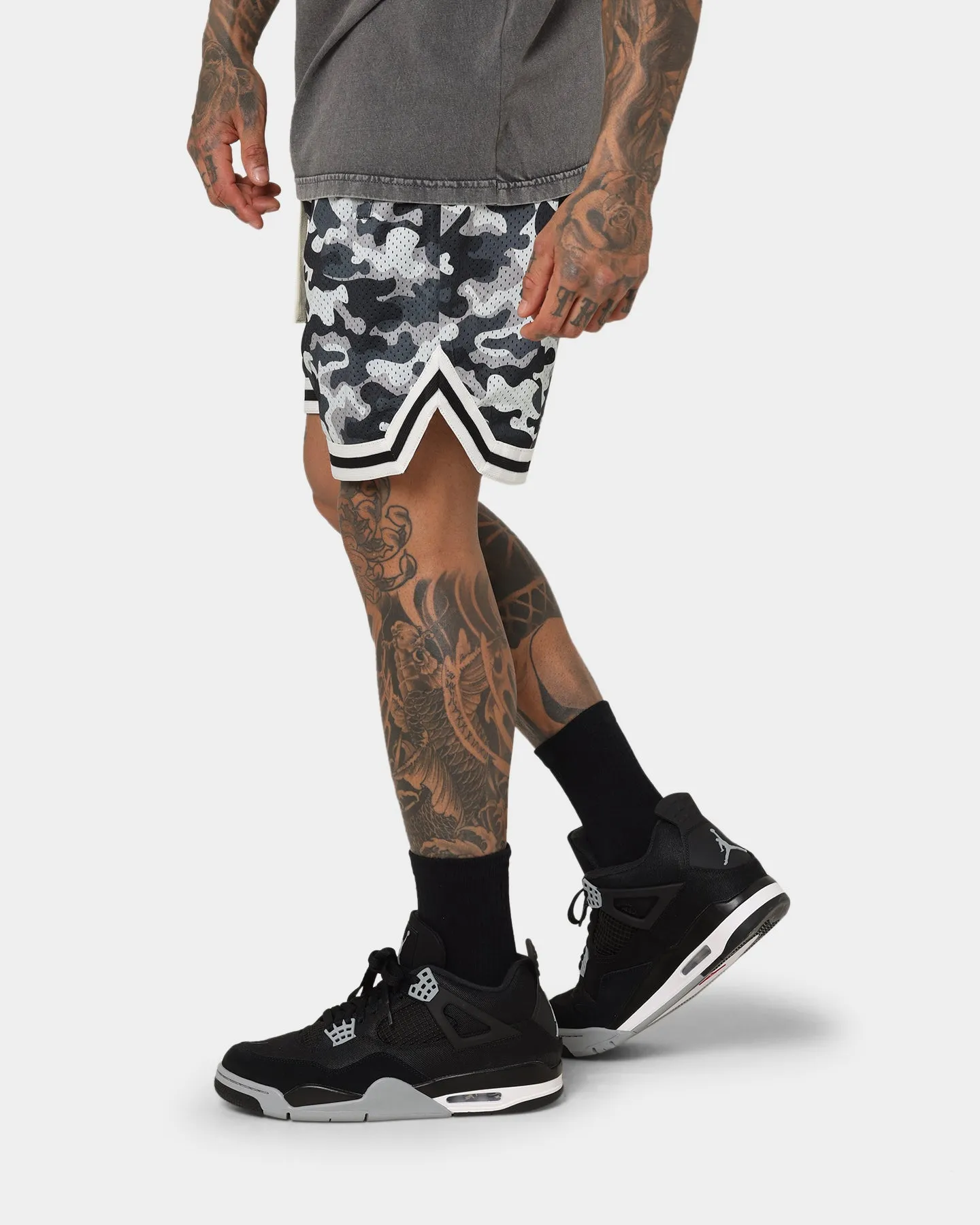 Goat Crew Half Camo Shorts Black/Black