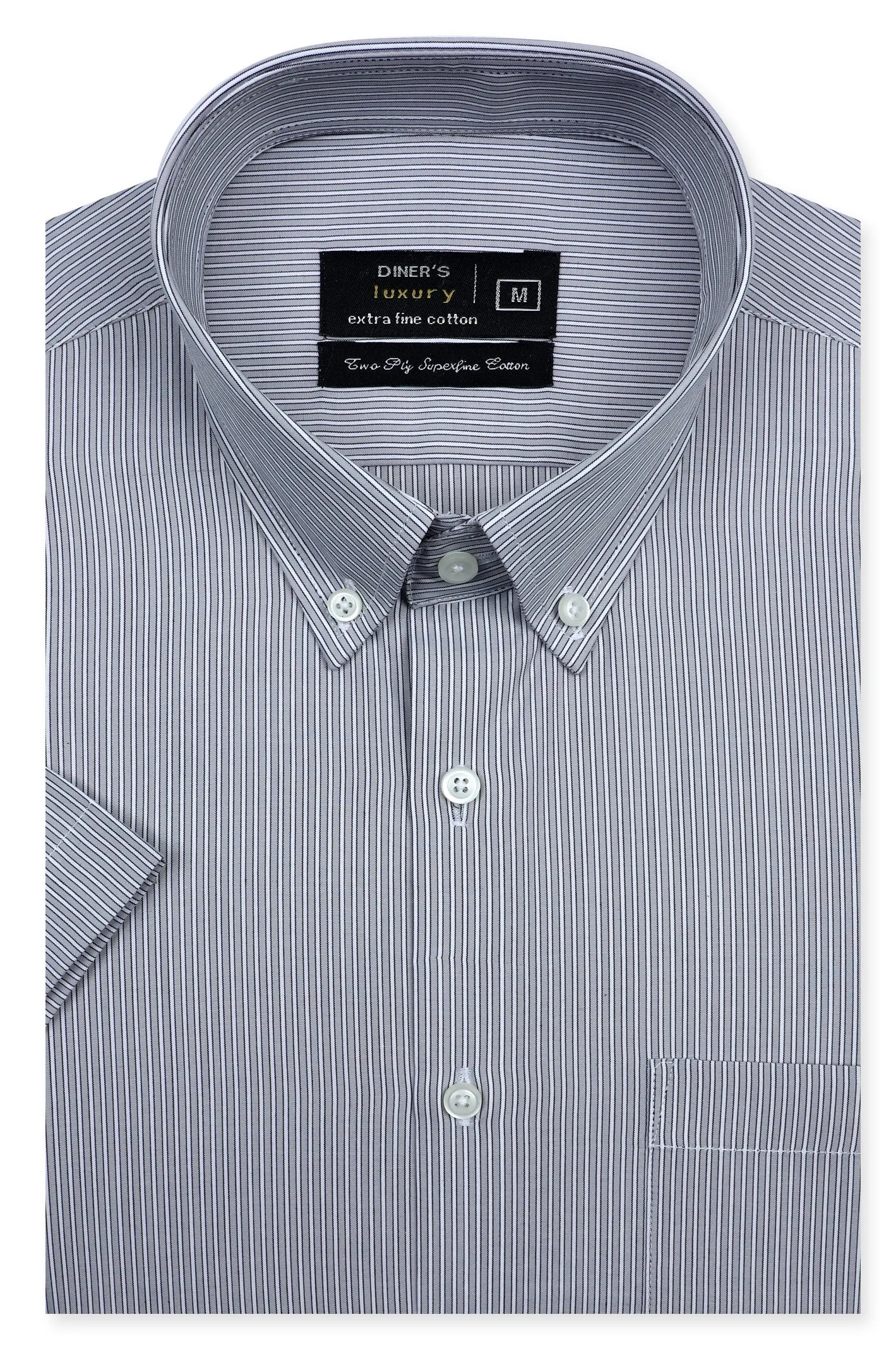 Grey Formal Luxury Shirt (Half Sleeves)