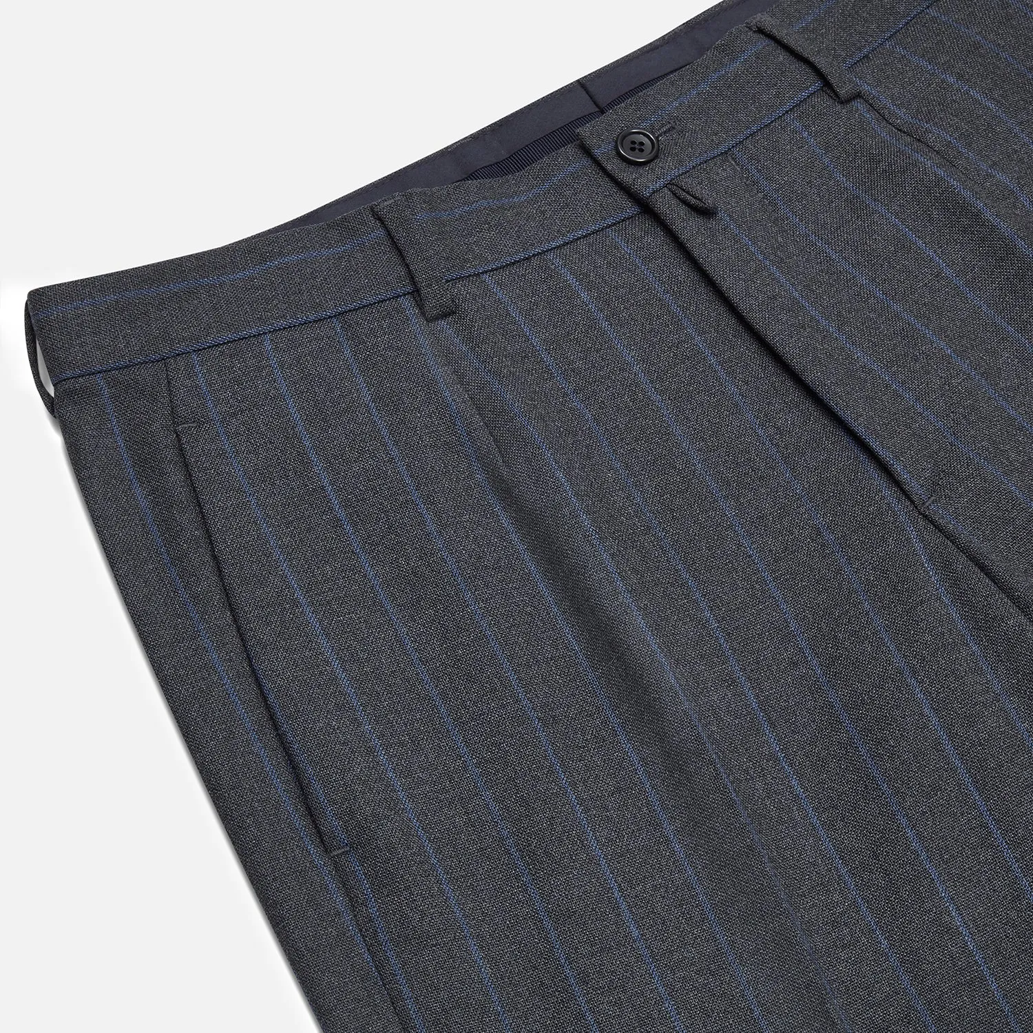 Grey Pinstripe Rupert Trousers