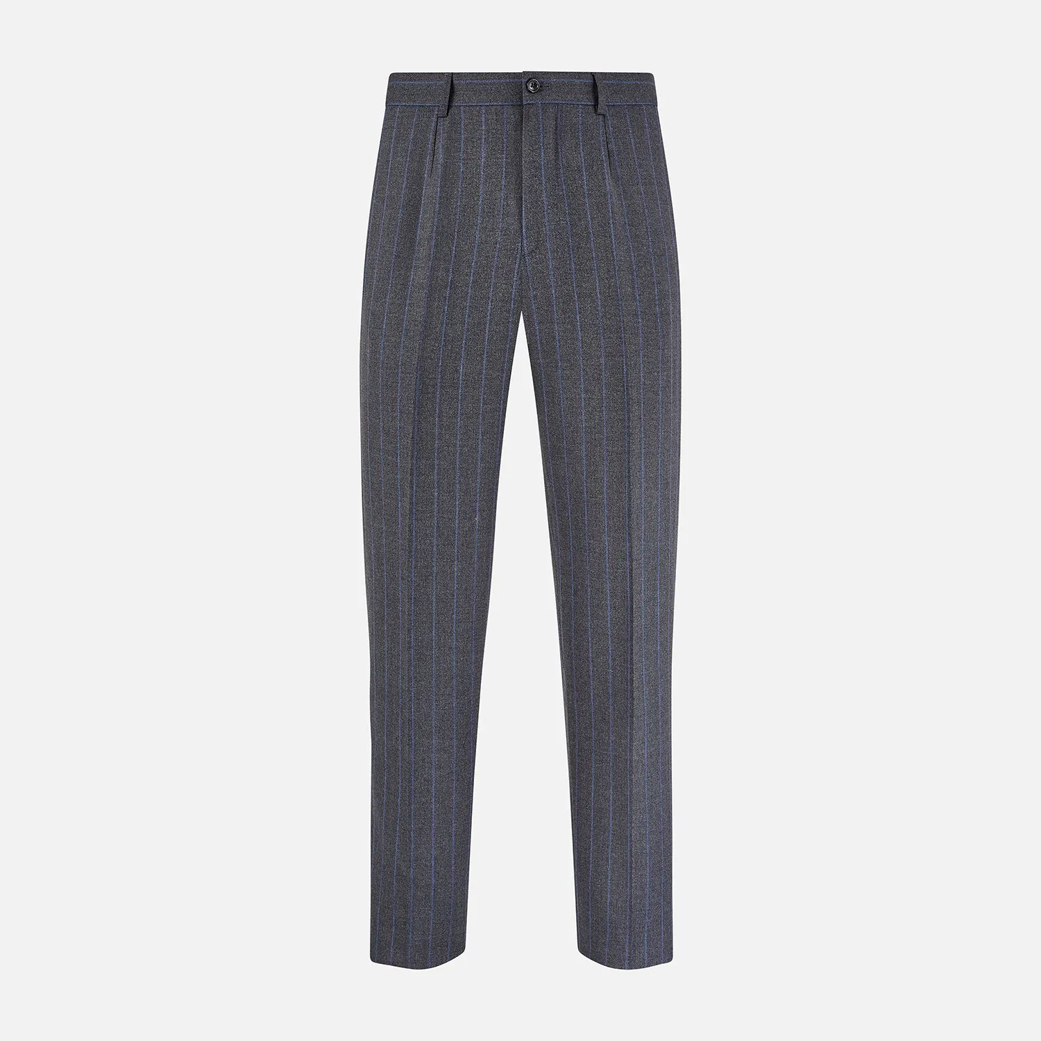 Grey Pinstripe Rupert Trousers