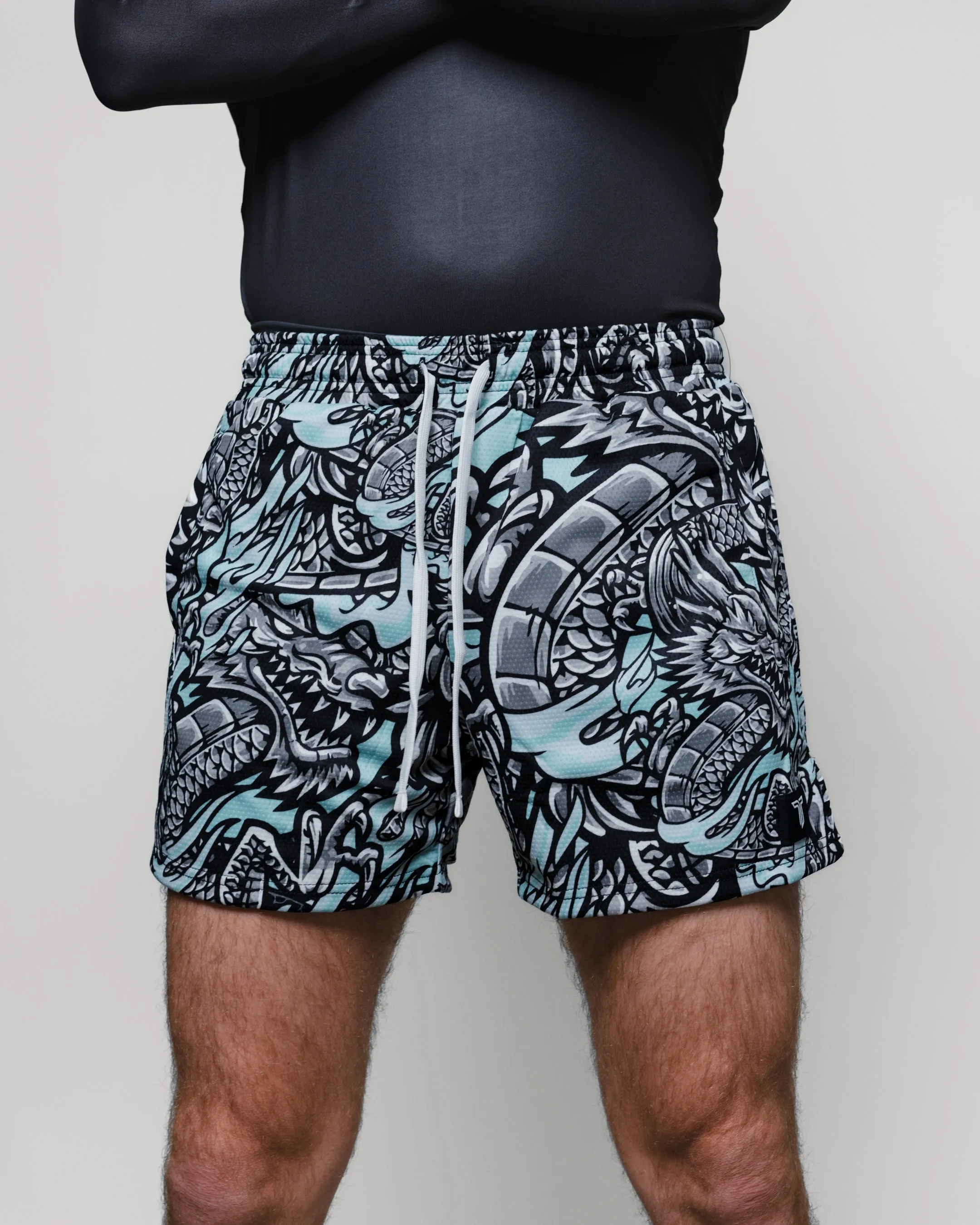 Iron Dragon Mesh Training Short (5" Inseam) - Mint