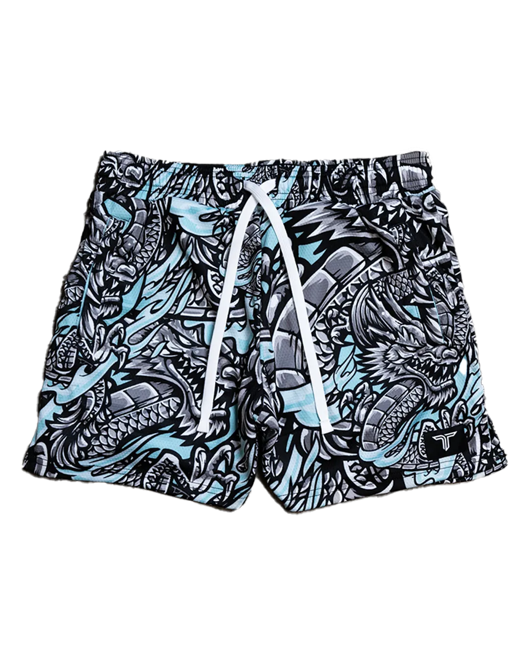 Iron Dragon Mesh Training Short (5" Inseam) - Mint