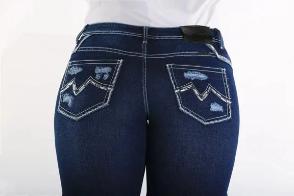 Jayne Bling Western Denim Jeans