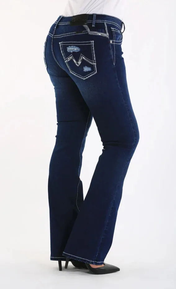 Jayne Bling Western Denim Jeans