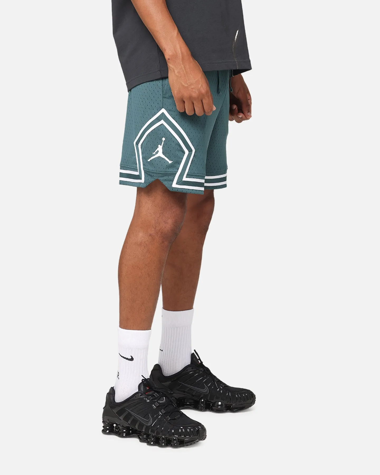 Jordan Dri-Fit Sport Diamond Shorts Oxidized Green/White