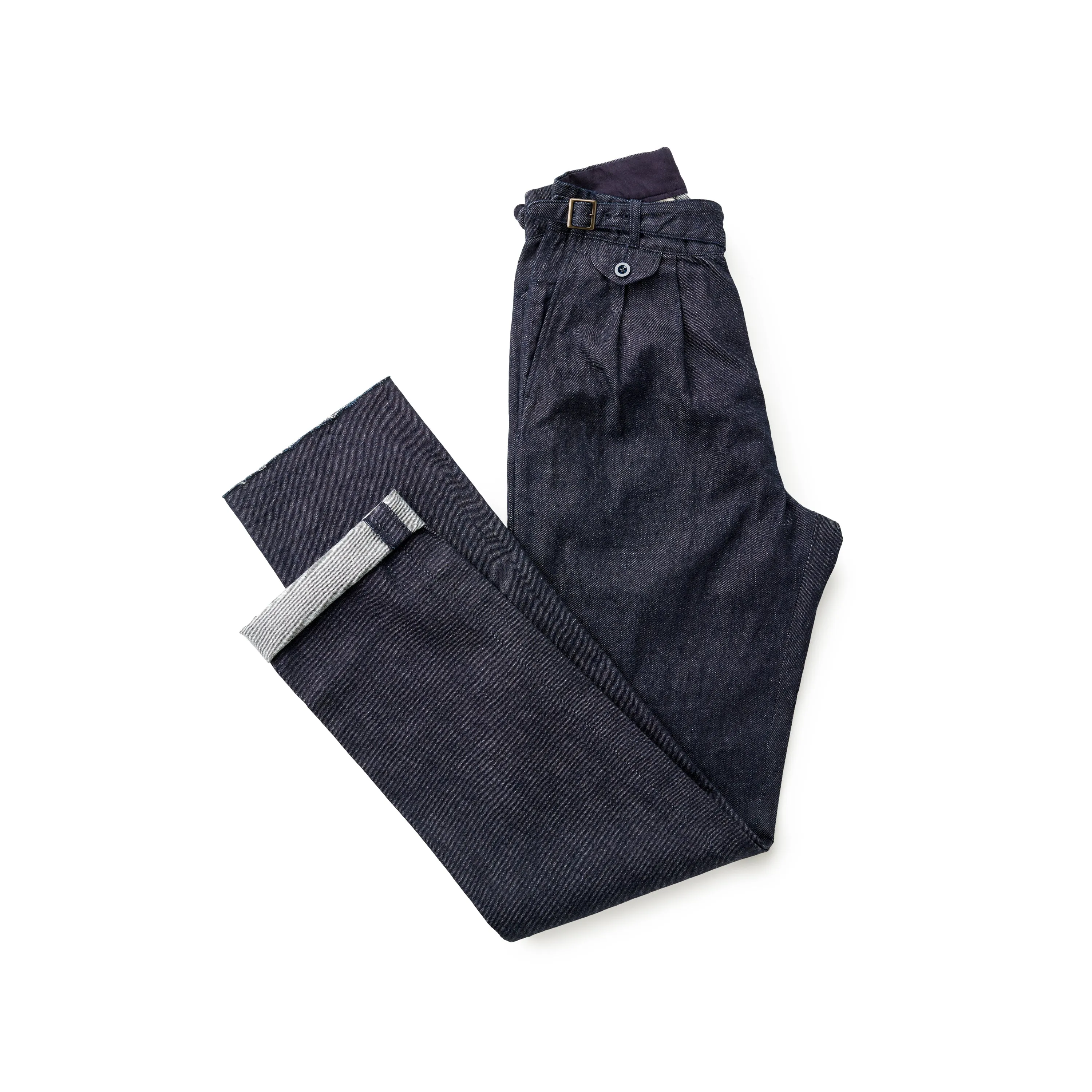 Kenneth Field Indigo Denim Gurkha III Trousers