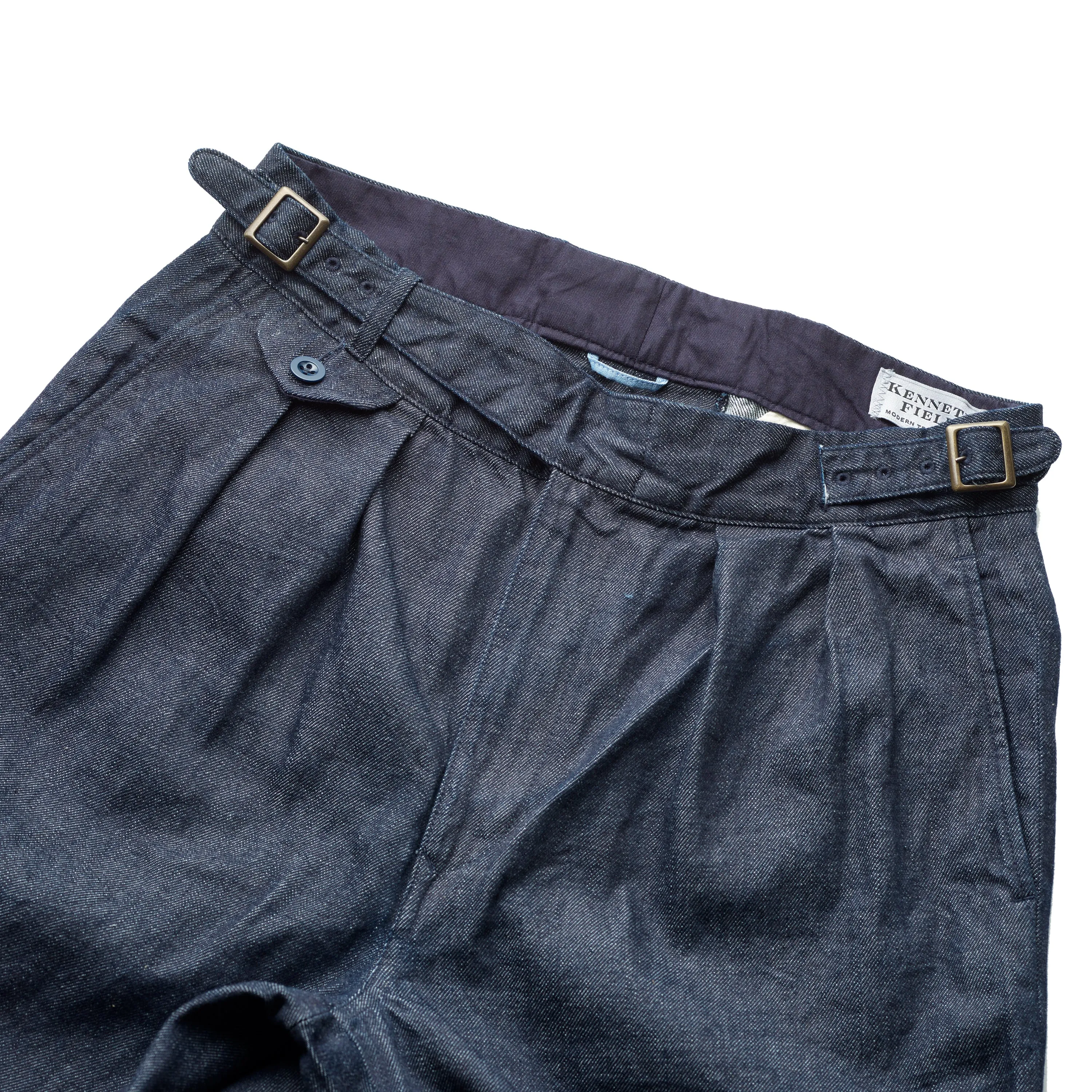 Kenneth Field Indigo Denim Gurkha III Trousers