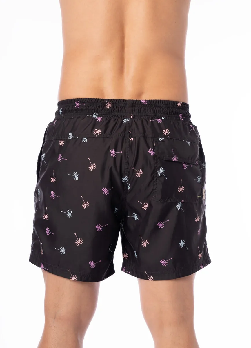 Maaji Midnight Palm Sailor Sporty Shorts