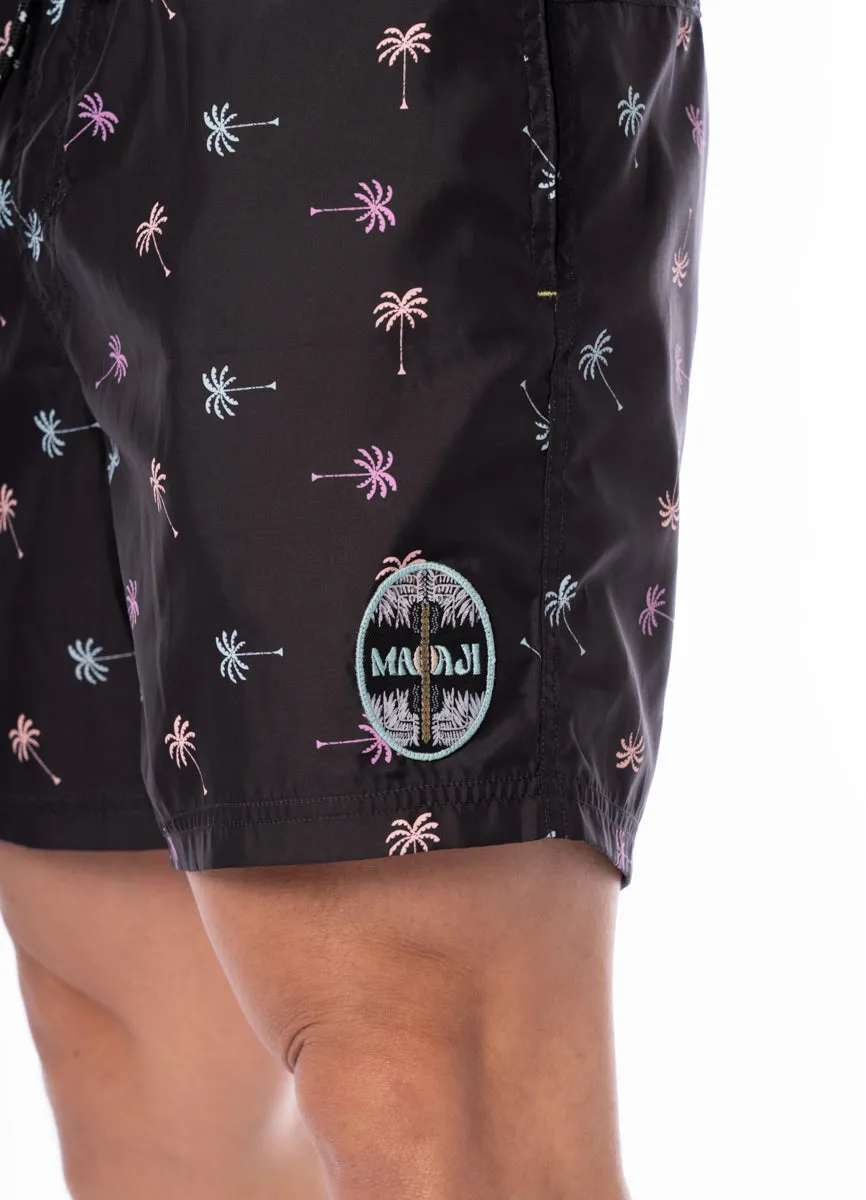 Maaji Midnight Palm Sailor Sporty Shorts