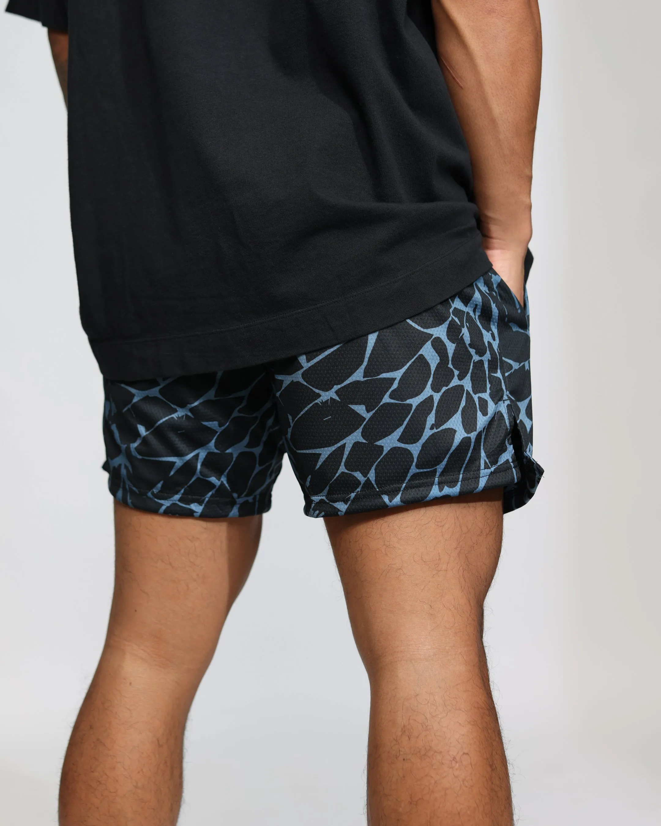 Magma Mesh Training Short (5" Inseam) - Blue Steel