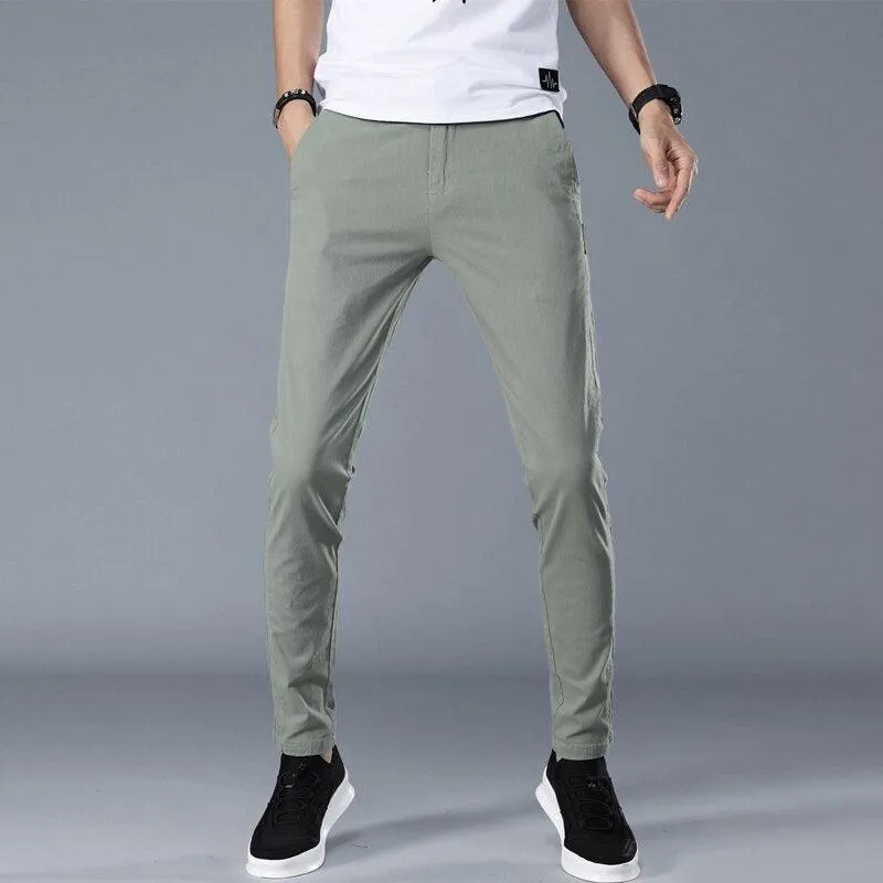 Men' Casual Slim Fit Trousers