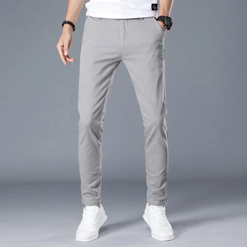 Men' Casual Slim Fit Trousers