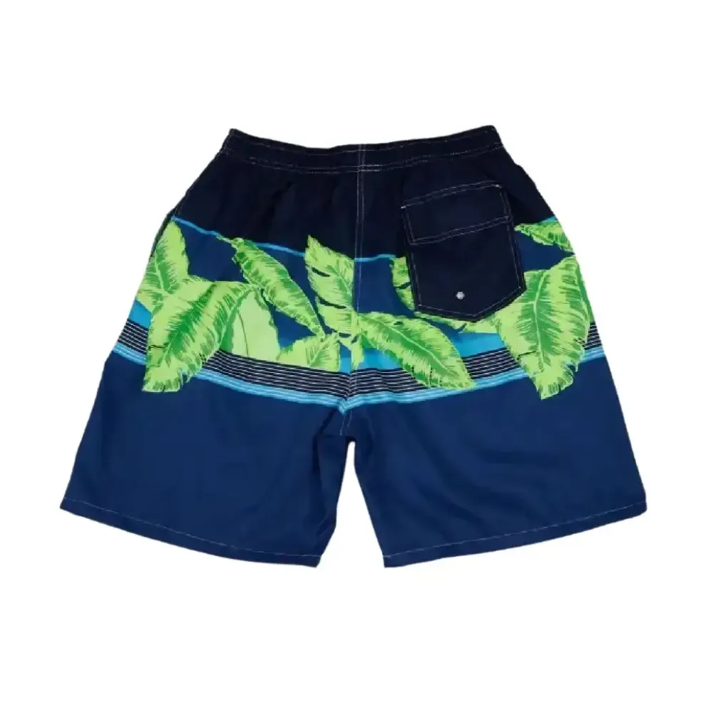 Mens Stretch Swim Trunks