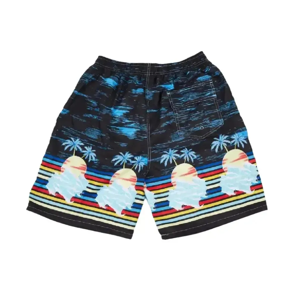 Mens Stretch Swim Trunks