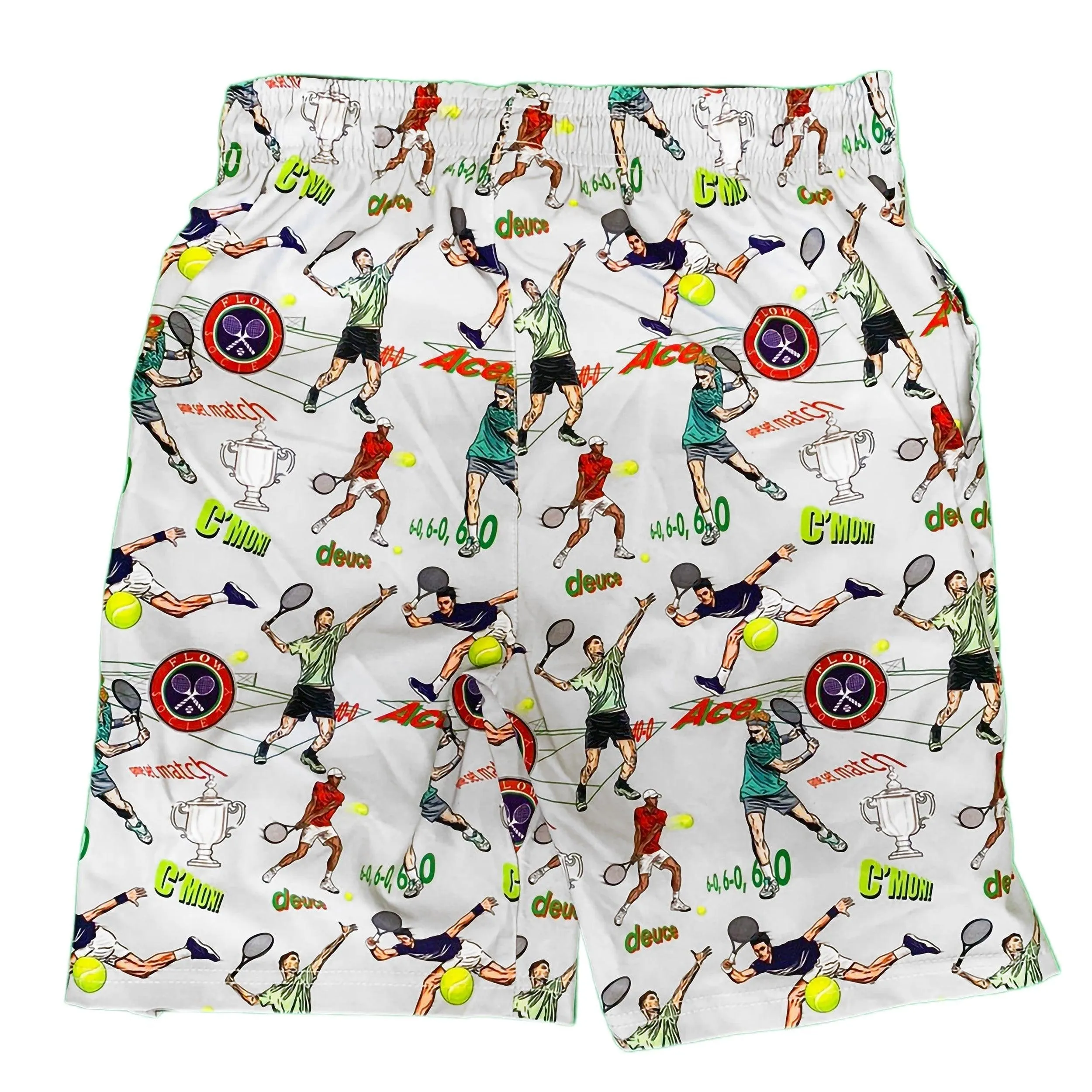 Mens Tennis Flow 9" Short White