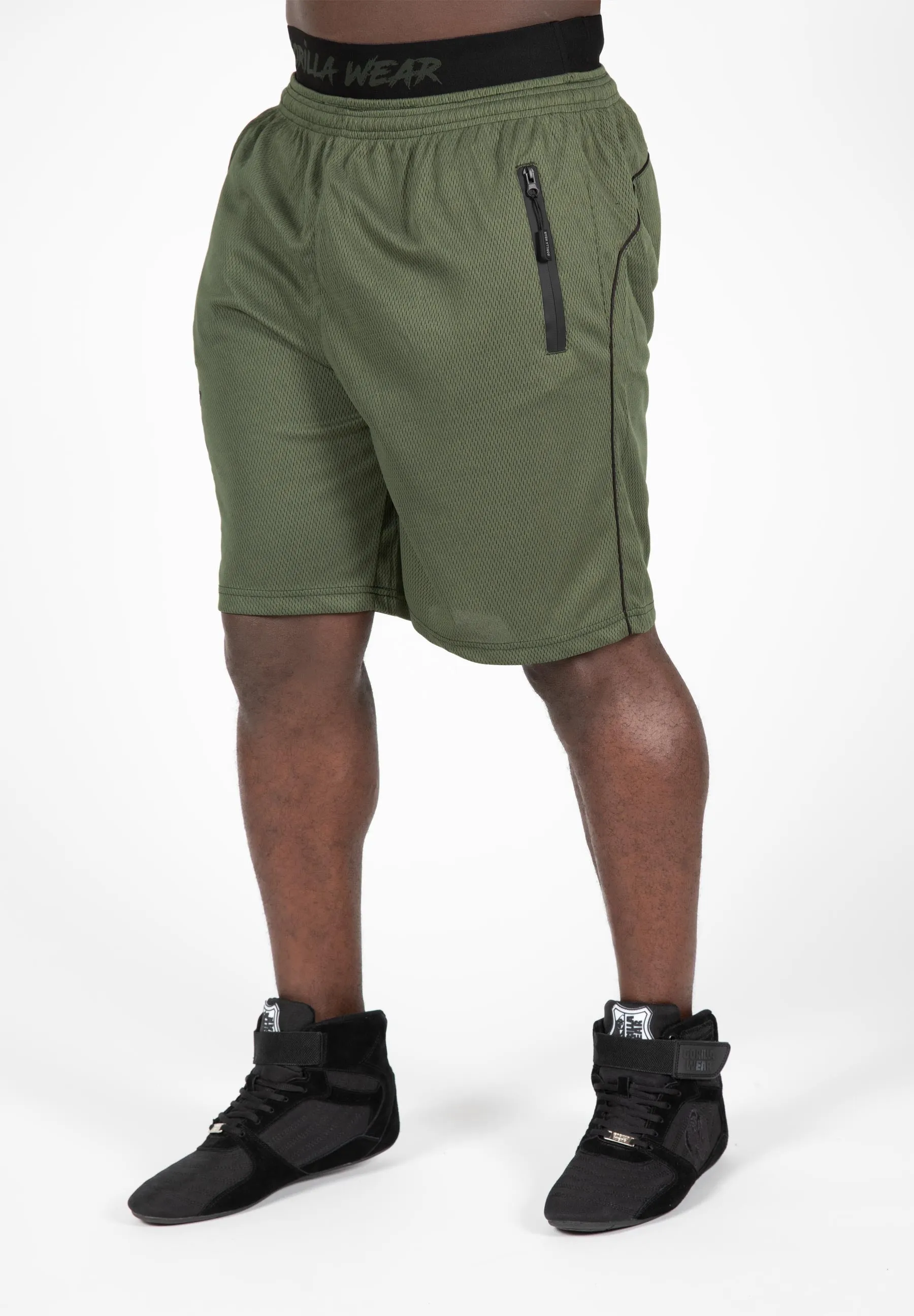 Mercury Mesh Shorts - Army Green/Black