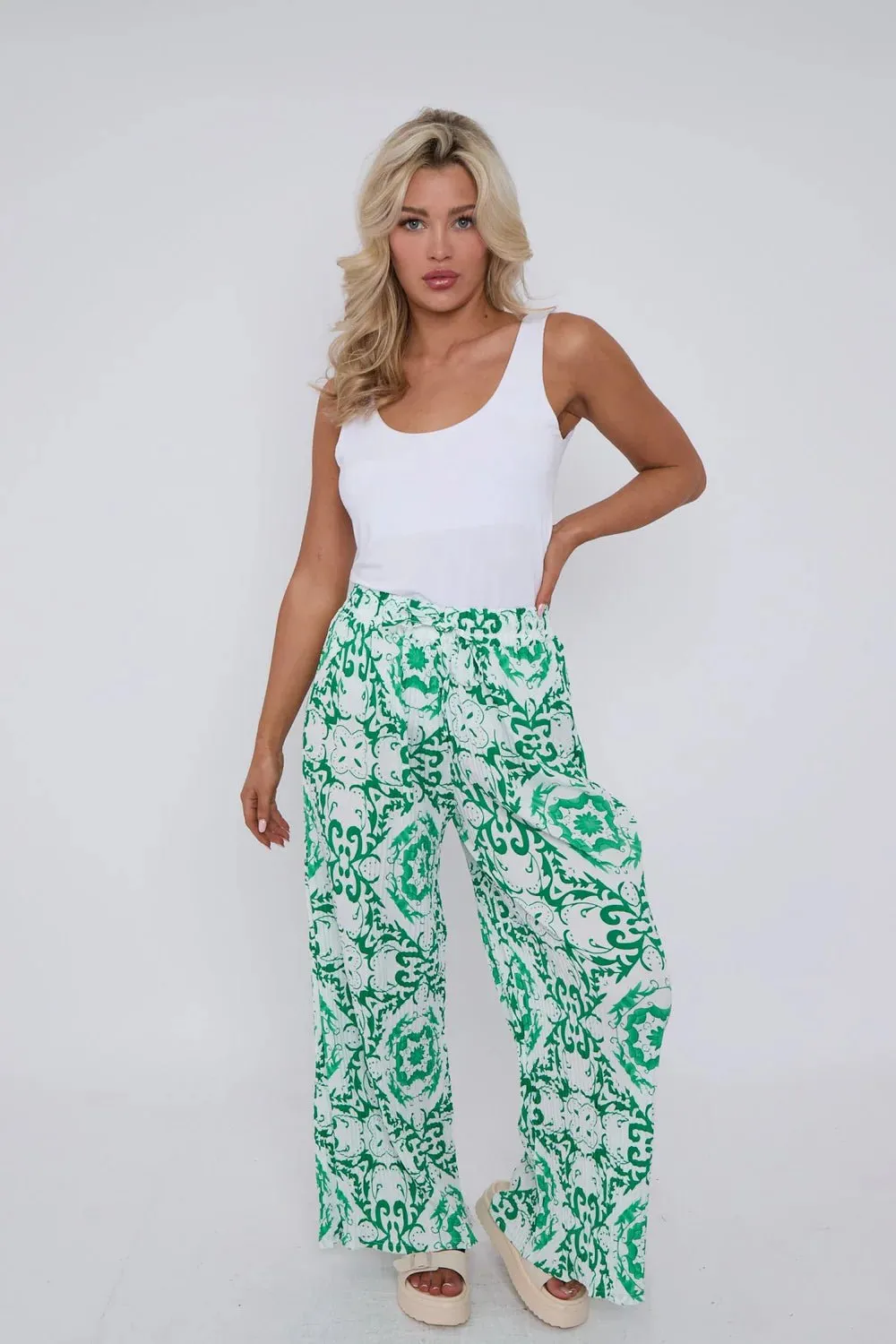 Miley Tile Print Trouser