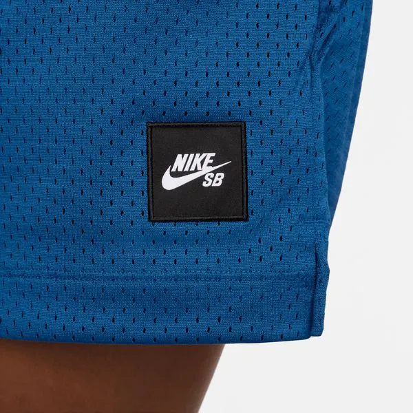 Nike SB Reversible Basketball Skate Shorts Midnight Navy - Court Blue