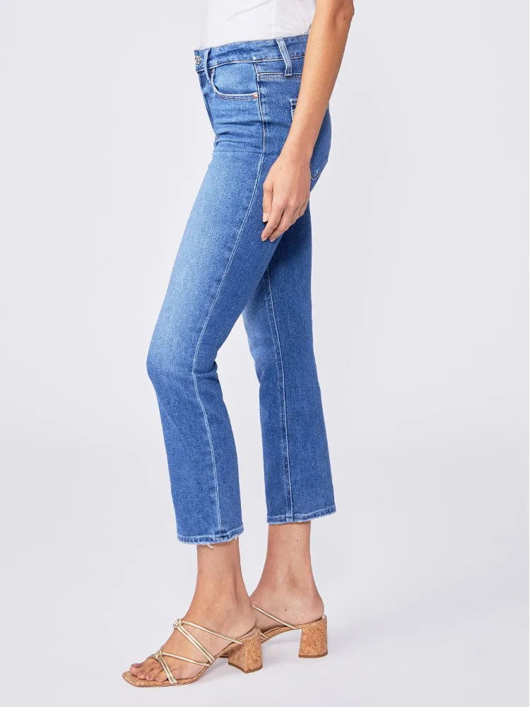 Paige Cindy Crop Jeans Rock Show Distressed