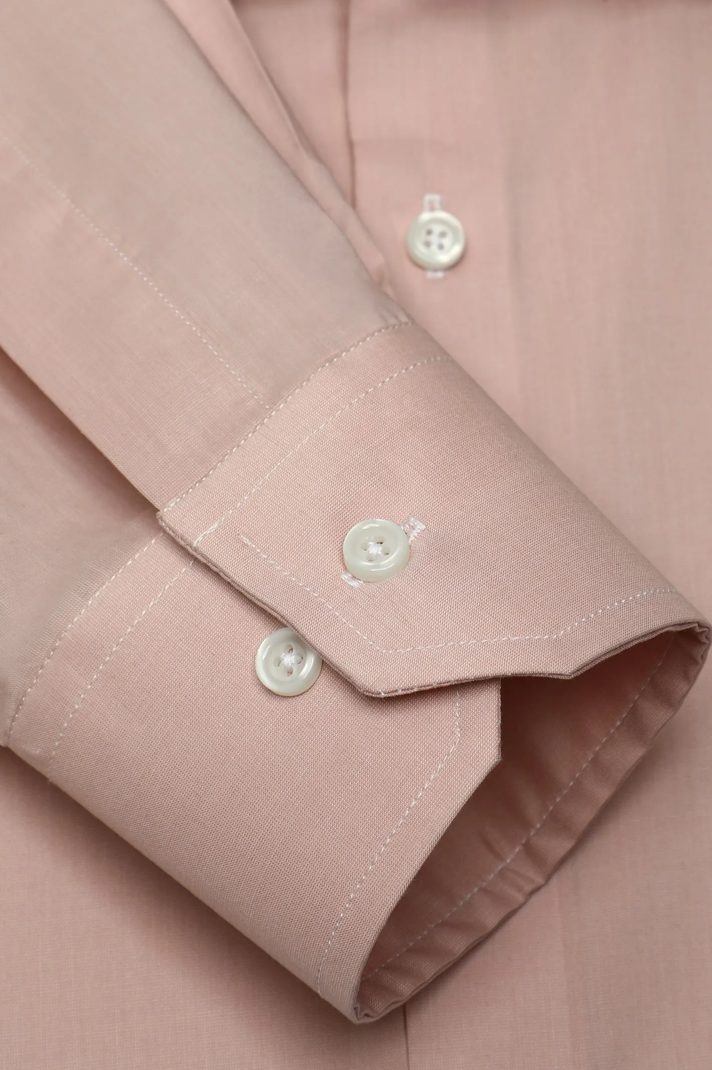 Peach Plain Formal Shirt