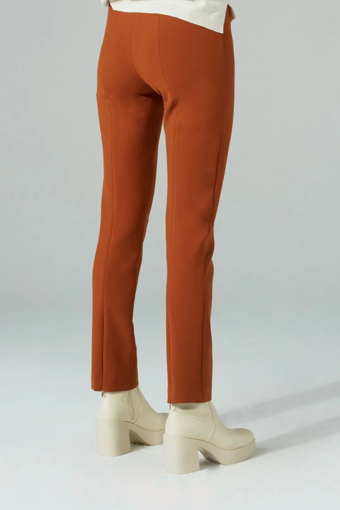 PENCIL FIT TROUSERS HAZEL