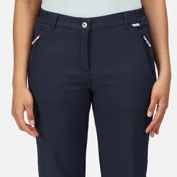 Regatta Ladies Geo II Softshell Walking Trousers | Navy