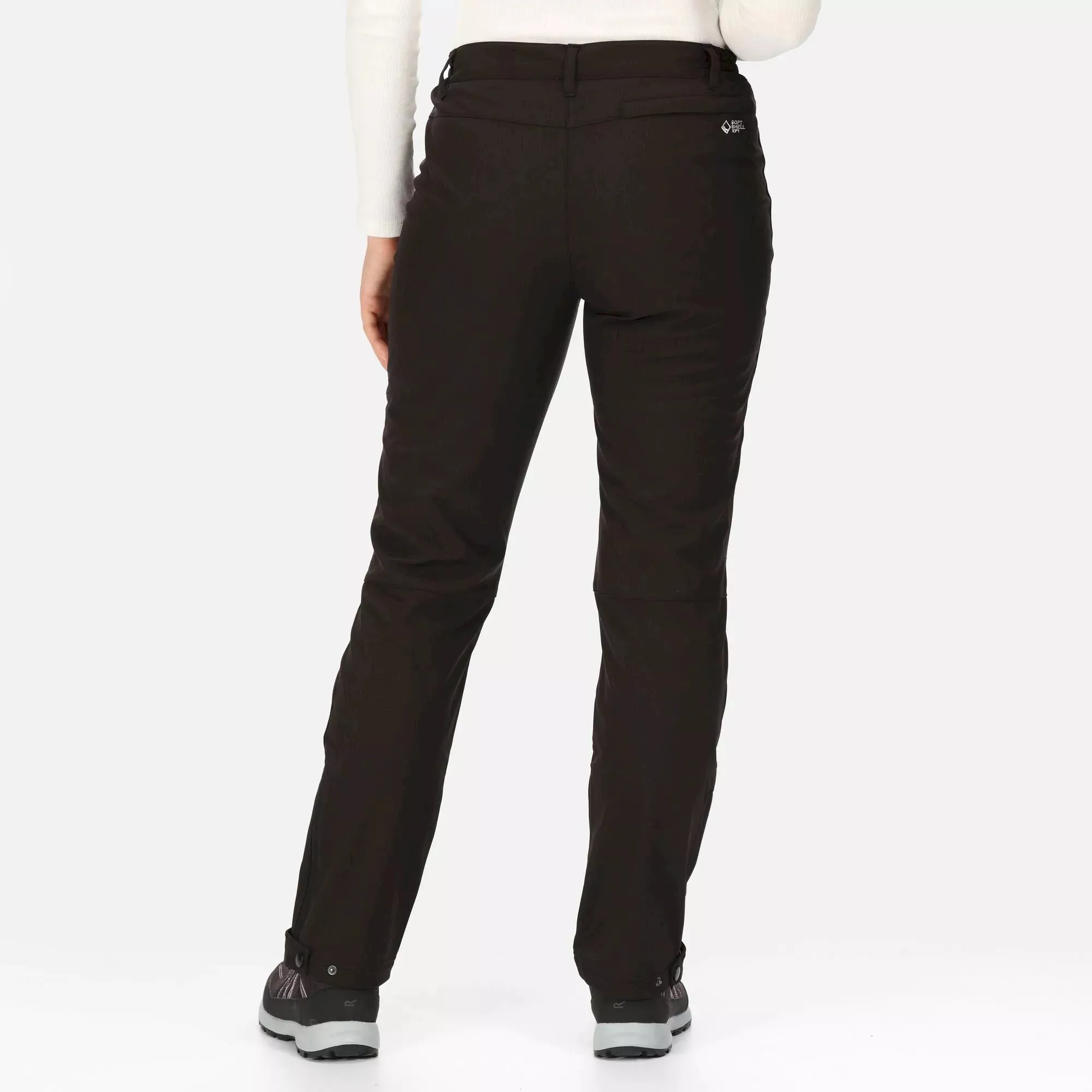 Regatta Ladies Geo Soft Shell II Walking Trousers Black