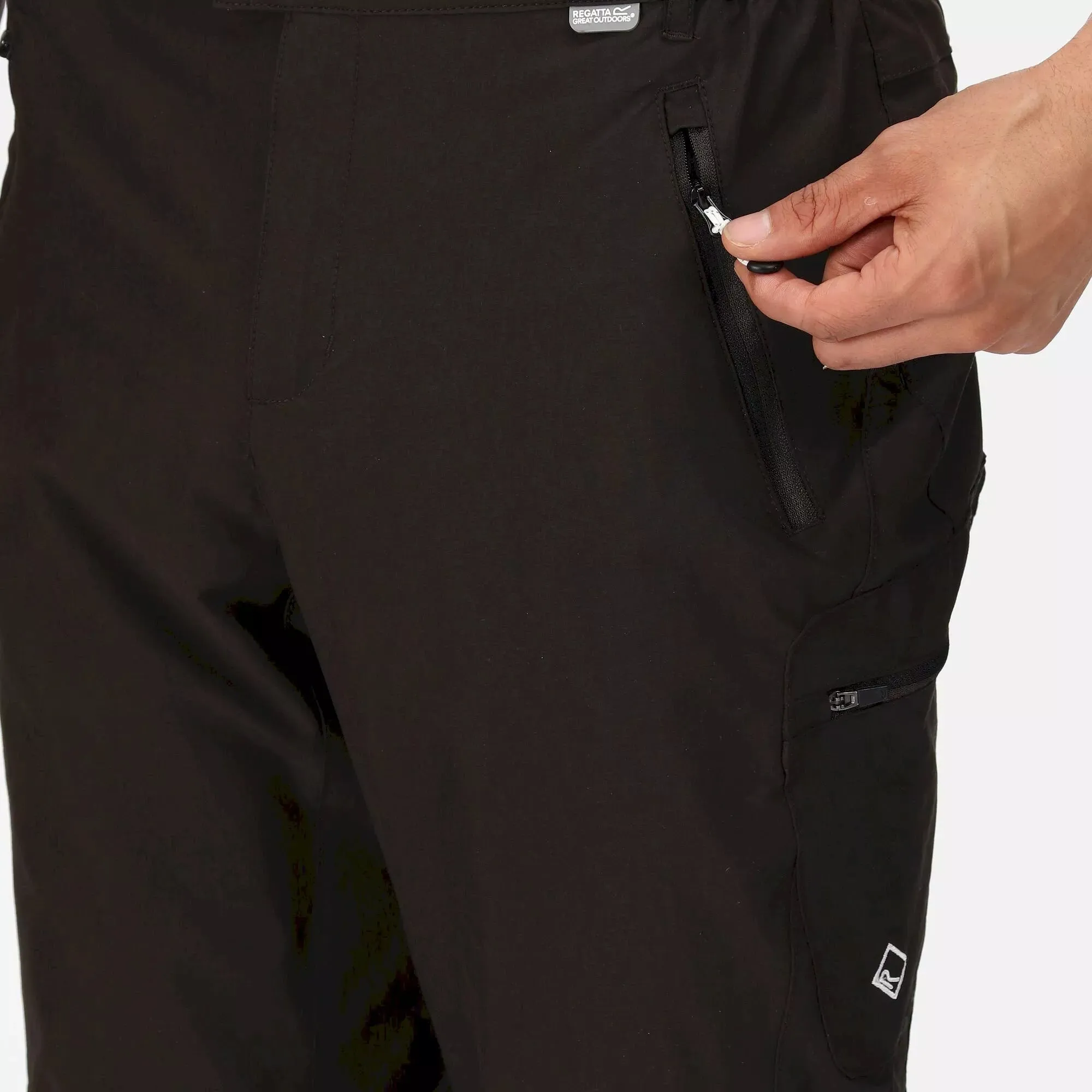 Regatta Men's Highton Winter Lined Walking Trousers Black