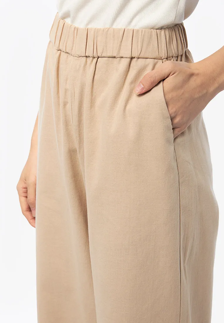 Regular Fit Paperbag Trousers