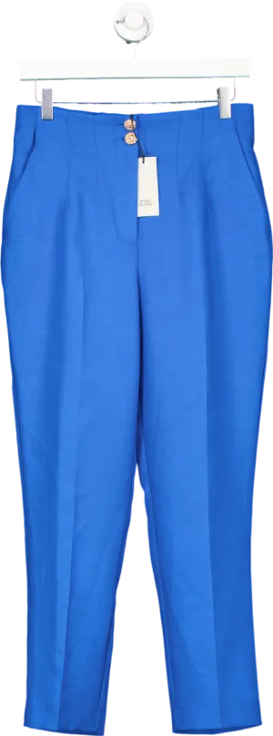 River Island Blue Tailored Trousers UK 10