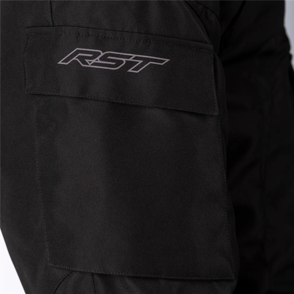 RST Alpha 5 CE Mens Waterproof Textile Regular Leg Trousers - Black